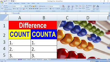 Excel magic trick 15 bangla - Difference between COUNT and COUNTA Function