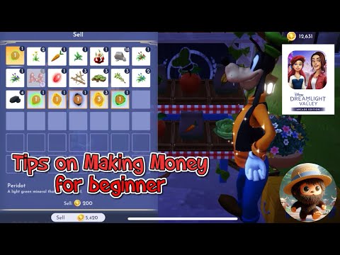 Disney Dreamlight Valley - Arcade Edition - How to make Money for the Beginner