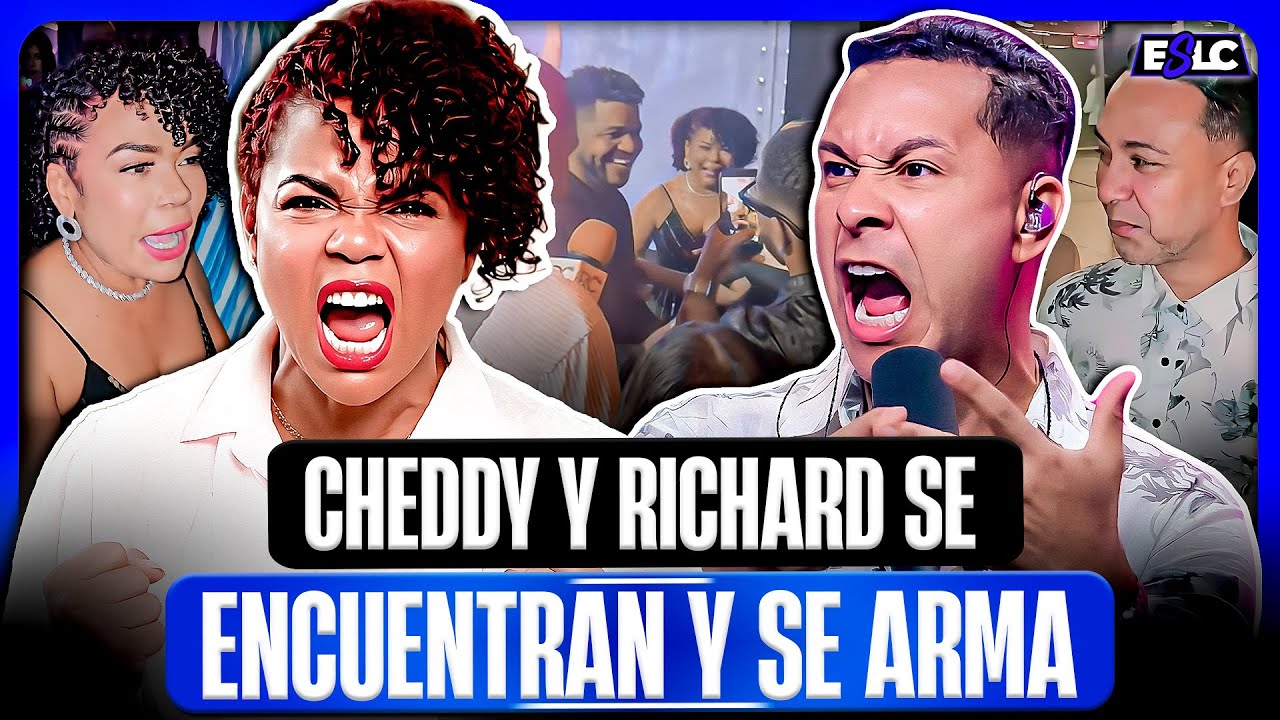 RICHARD Y CHEDDY GARCÍA SE ENCUENTRAN DE FRENTE Y CASI SE ARMA PROBLEMA FEO