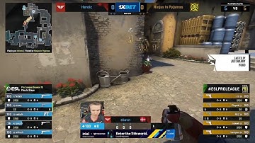 NIP vs Heroic    CSGO ESL Pro League   HIGHLIGHTS  !!!
