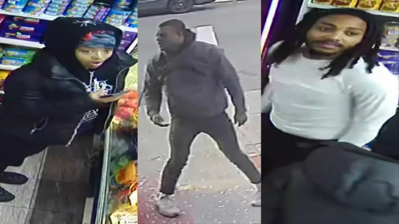 3 wanted in violent store robbery after woman refuses to pay for food ...