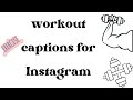 workout captions for Instagram | Workout Motivational Quotes | gym captions for Instagram image