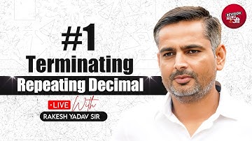 Terminating Decimal Maths Concept Video By Rakesh Yadav Sir #RevisionGuruji