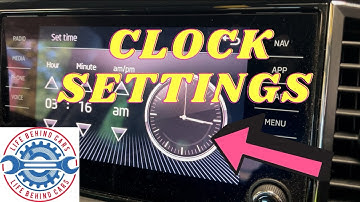 Skoda Yeti 2013  Diesel  Clock Time Settings 
