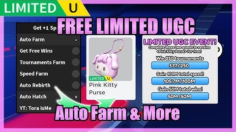 [FREE LIMITED UGC] Every Second Get +1 Speed Script • Infintie Wins & More [Roblox]