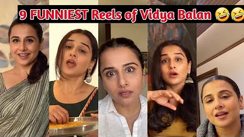 Vidya Balan funny Reels | 9 Top Funny Reels of Vidya Balan