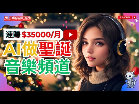 【保姆級實操】AI 做聖誕音樂頻道✅月賺3萬5千美金💰2個月暴漲近4萬訂閱 🤫 節日限定速賺秘技#aichristmassong #aimusic #aixmassong