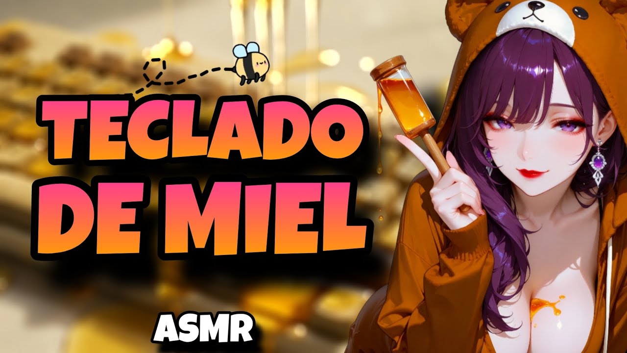 ASMR ESPAÑOL | Sonidos de teclado de miel 🍯 [Sin hablar] [Tapping]