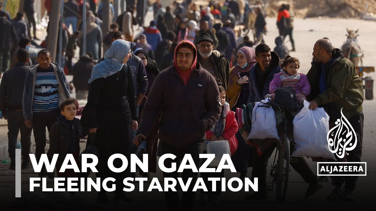 مئات الفلسطينيين يُجبرون على الفرار من شمال قطاع غزة بحثاً يائساً عن الطعام