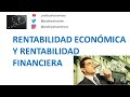 RENTABILIDAD ECONÓMICA Y RENTABILDAD FINANCIERA