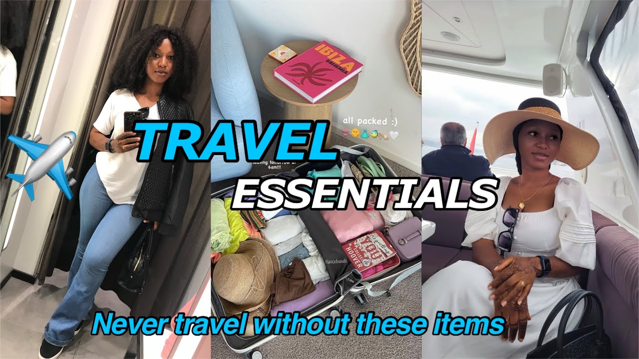TRAVEL ESSENTIALS YOU SHOULD NEVER TRAVEL WITHOUT - YouTube