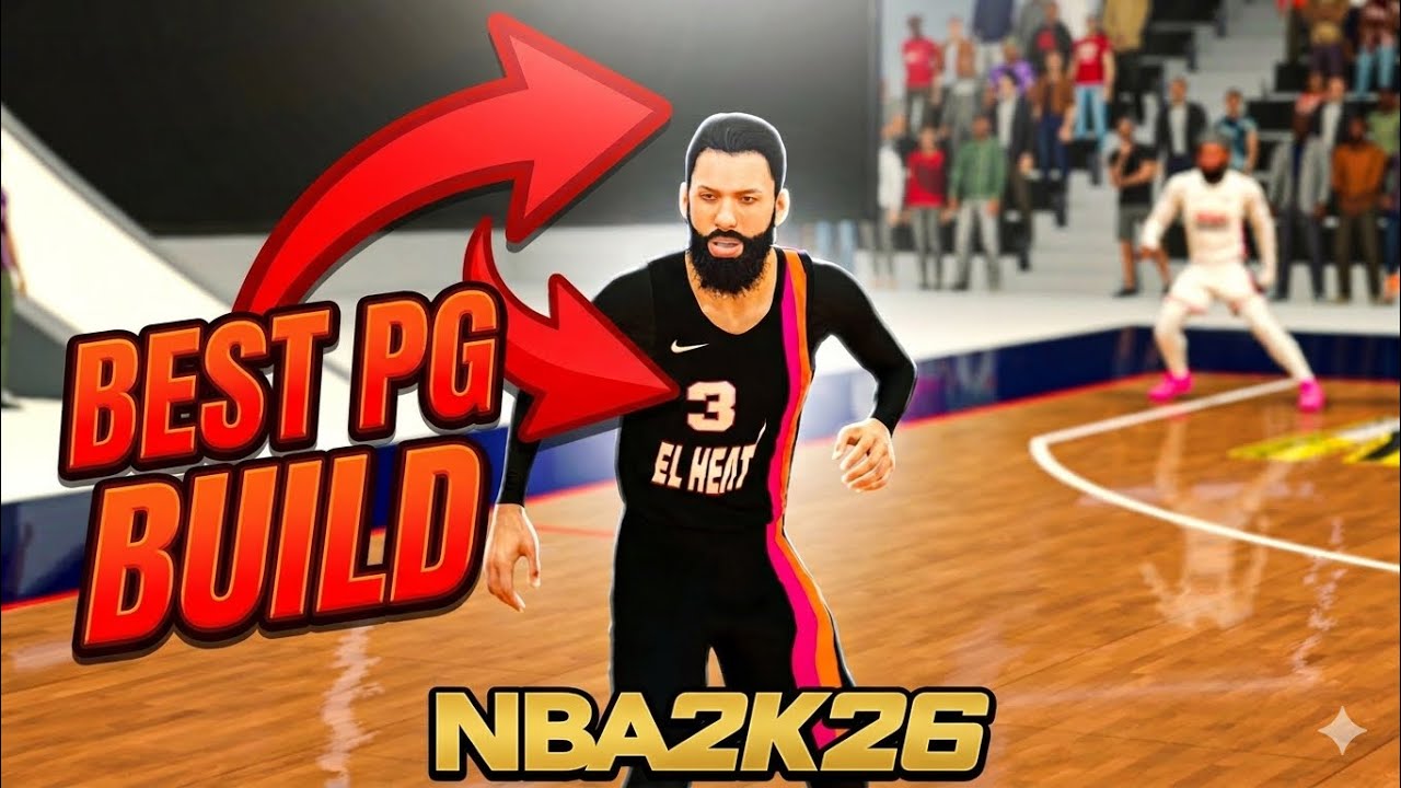 This META PG Build BREAKS NBA 2K26 Pro-Am (Best Point Guard Build 2K26 ...