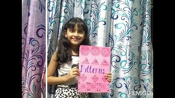 Patterns project | math topic | beautiful | KidZania Creations #shorts | scrapbook