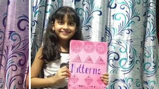 Patterns project | math topic | beautiful | KidZania Creations #shorts | scrapbook