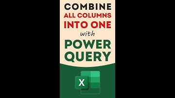 Excel Pro Trick: Combine / Merge / Append / Stack Multiple Columns into One with #Excel Power Query