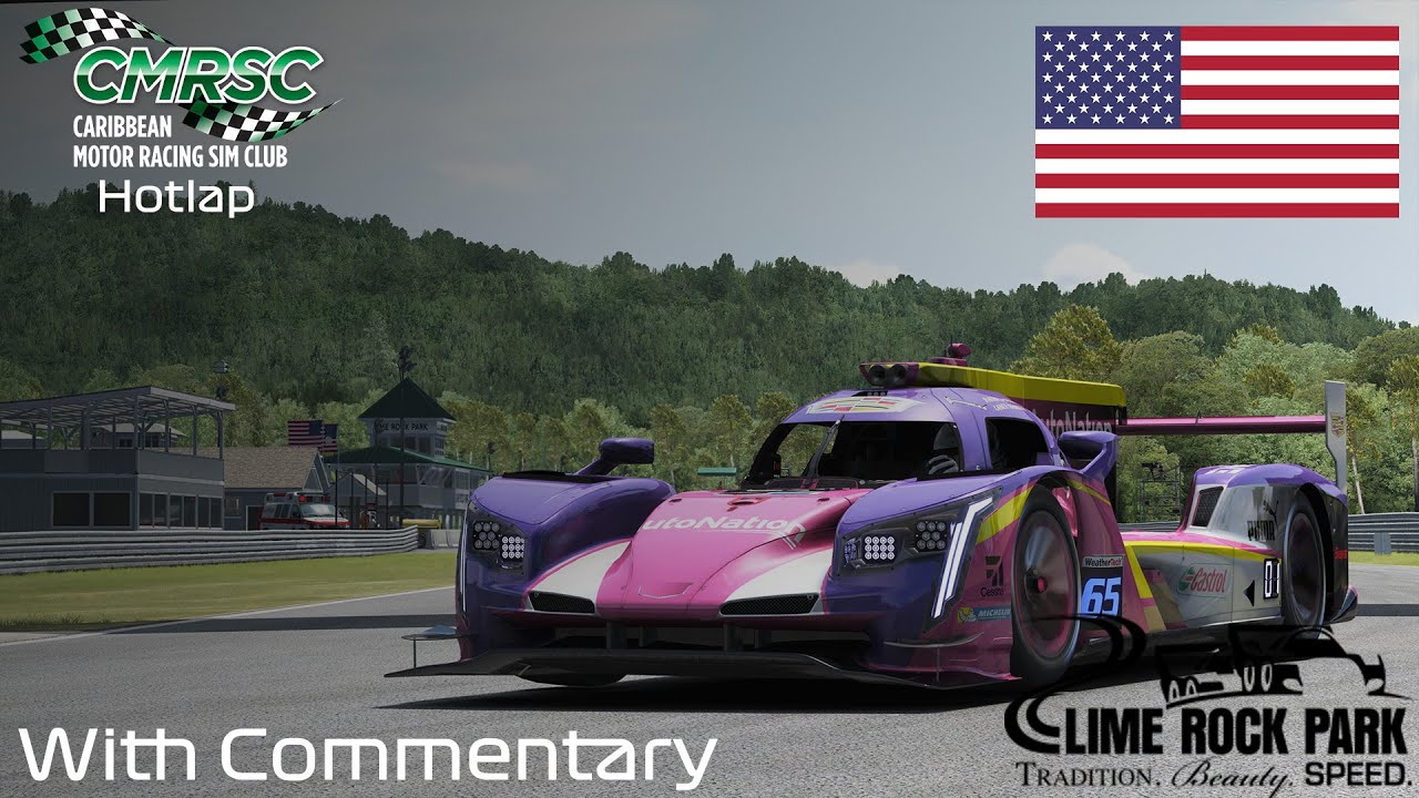 Caribbean Motor Racing Sim Club 2023 Cadillac V-LMDh @ Lime Rock Park ...