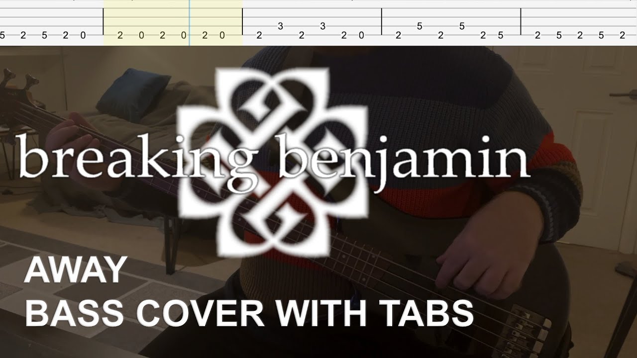 Breaking Benjamin Away (Bass Cover with Tabs) YouTube