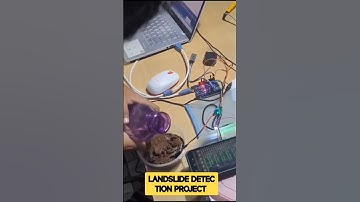 "Landslide Detection System" science project used Arduino UNO R3