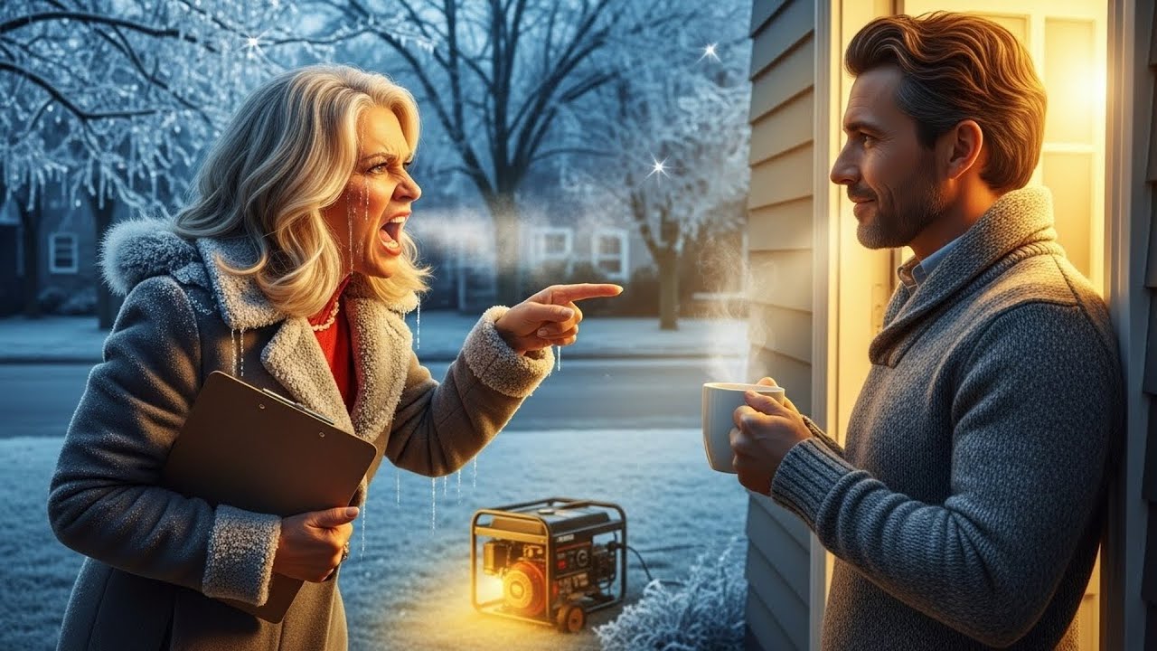 Karen Demanded My Generator During Power Outage, So I Watched Her Freeze While Drinking Hot Cocoa