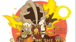 SWEATY 4-4 1v3 CLUTCH FOR THE WIN | No Radar, Revives Trials of Osiris Game