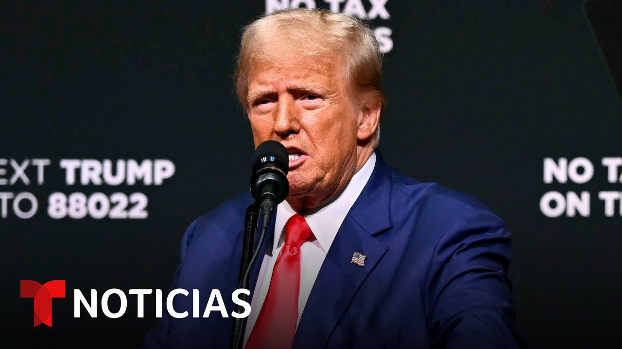 Vea la rueda de prensa de Trump en su club de golf de Nueva Jersey ...