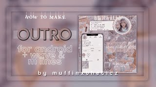 outro instagram tutorial on android + m lines 🥰﹆