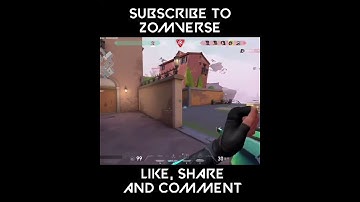 1v5 Ace Clutch without any abilities | Valorant Shorts | #Shorts