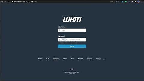 Creating VM in ESXi 7 .0,  installing Centos 7.0 & then Installing cPanel & WHM server.