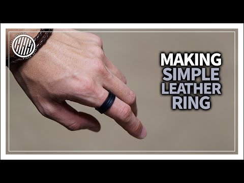 Video: How To Make A Flower Ring Out Of Leather