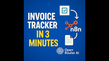 Build an AI Invoice Tracker in 3 Minutes! | n8n + OpenRouter Tutorial