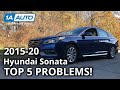 Top 5 Problems Hyundai Sonata Sedan 7th Generation 2015-20