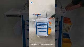 BT EY005 Emergency Crash Cart | Full Features Overview &amp; Medical Equipment Setup #medicalequipment