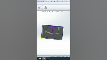 Extruded Cut ( Up to Vertex) #solidworks