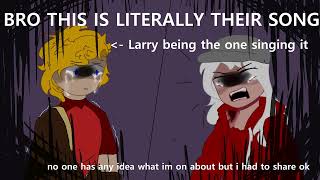 THIS IS LARRYS SONG (20 times kirby)
no one has read this but me but I wanted to share anyway
20 Times Kirby (kirby sprite comic by Gigi): https://20timeskirby.wordpress.com/
Characters used:
Larry, human version (he/him I think?)
Raven, human version (she/her I think?)
Art by: ME, APLE :D
~~~~~~~~~~~~~~~~~~~~~~~~~~~~~~~~~~~~~~~~~~
Twitter: https://twitter.com/ApplePotatoCat1
Twitch: https://www.twitch.tv/applepotatocat
Discord: https://discord.gg/B4wXs2XbR9 THIS IS LARRYS SONG (20 times kirby)