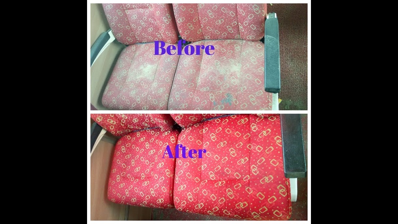 Bus Seat Deep cleaning Car4wash - YouTube