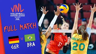 Germany 🆚 Brazil - Full Match | Women’s Volleyball Nations League 2019