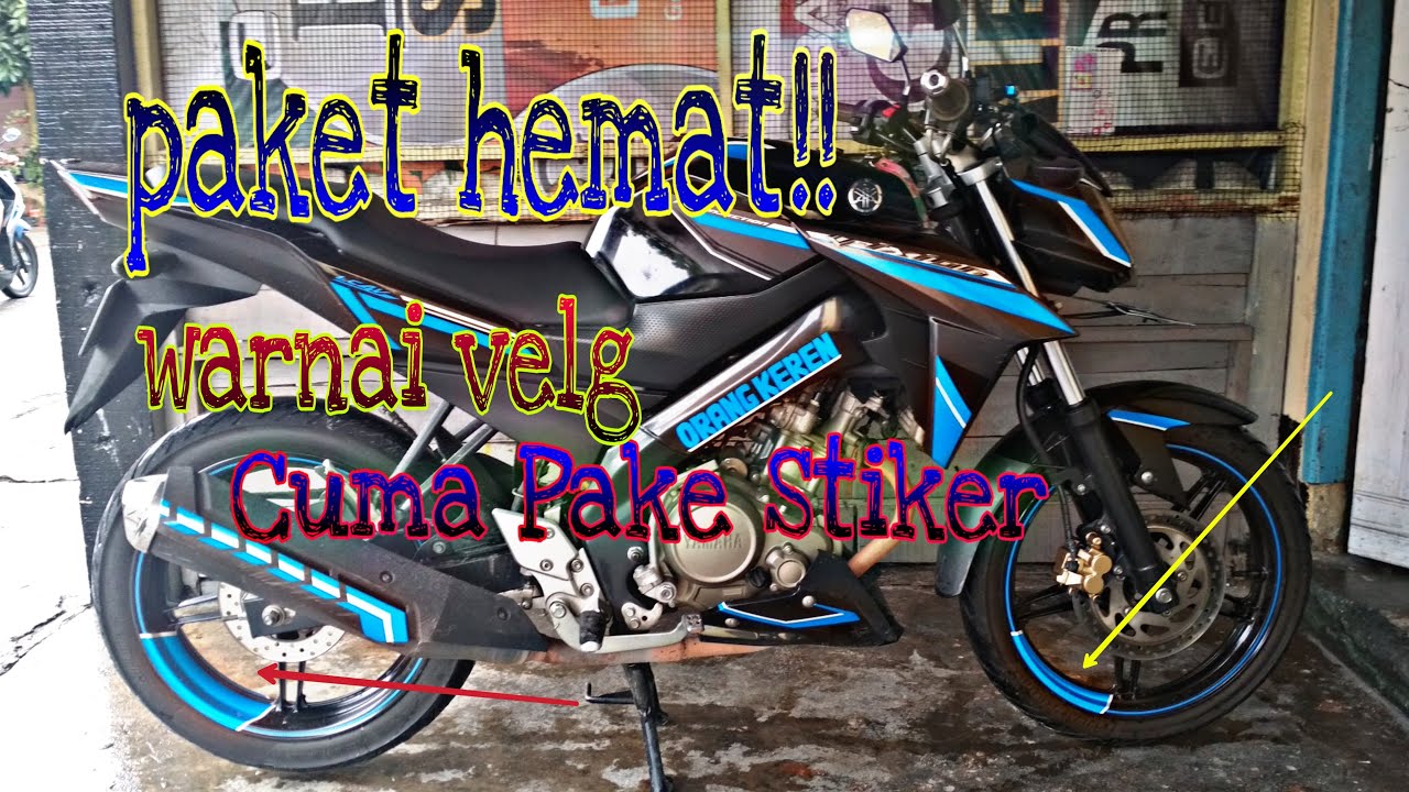 Cara Pasang Stiker  di Velg Motor  Modal Stiker  Motor  Jadi 