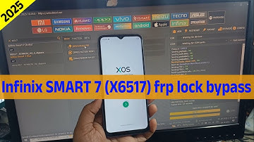Infinix SMART 7 (X6517) frp lock bypass by unlock tool 2025.