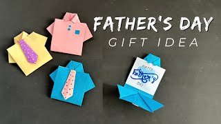Father’s Day Gift Idea | Gift For Father | Paper Origami | Easy Gift Idea | Shirt Gift Making