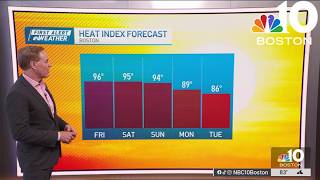 Weather forecast: Hot and humid