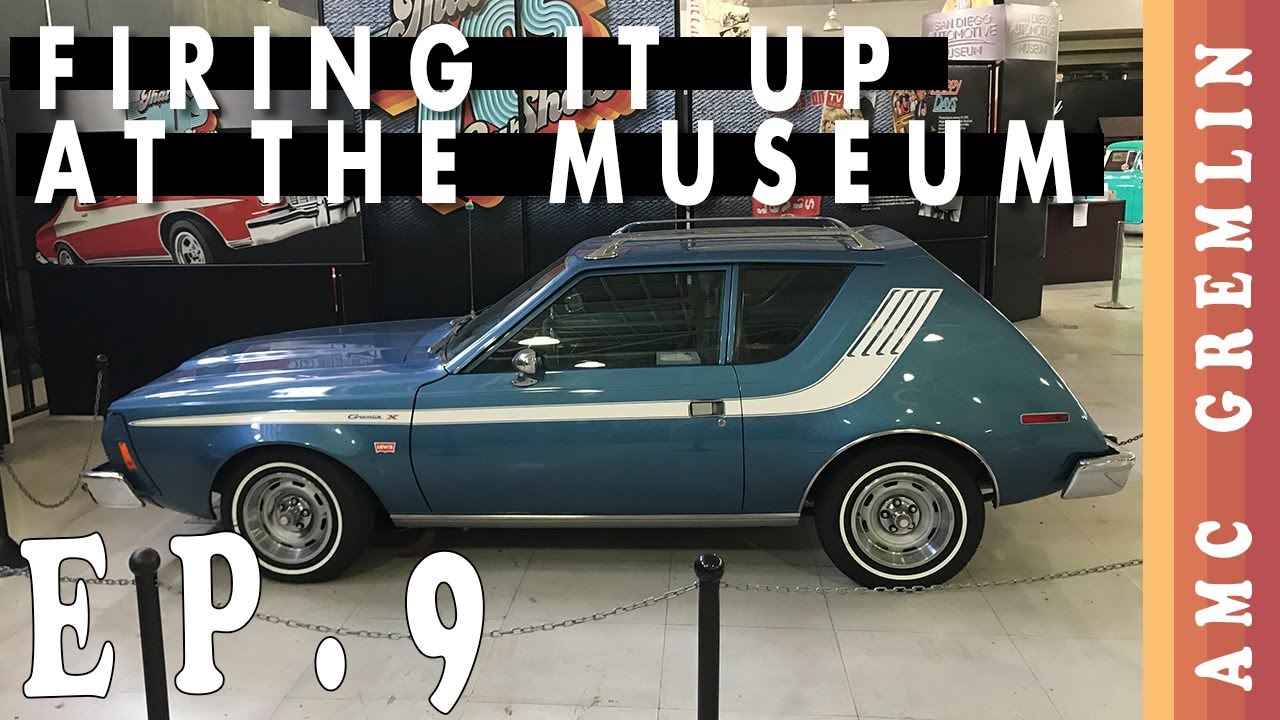 Firing It Up At The Museum: 1975 AMC Gremlin X Levi's Edition - YouTube