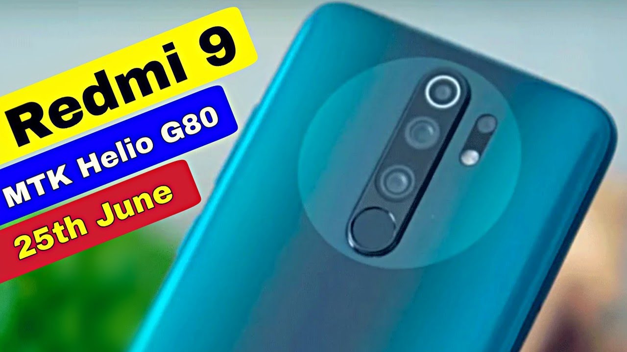 Redmi 9 Launch Date Confirmed With MTK Helio G80⚡Specs, Camera