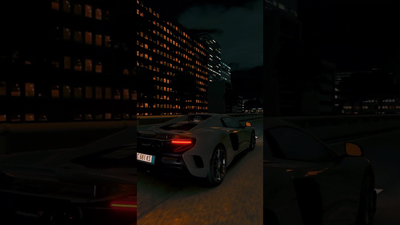 McLaren 765LT Spider Night Driving