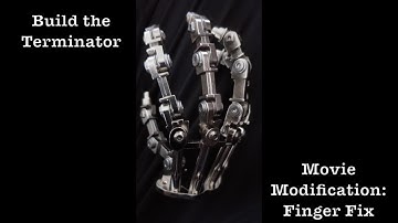Build the Terminator Agora Models Hachette T-800 Movie Modifications: Finger Fix