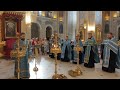 Духовенство Восточного благочиния совершило акафистное пение  иконе Божией Матери "Донская"