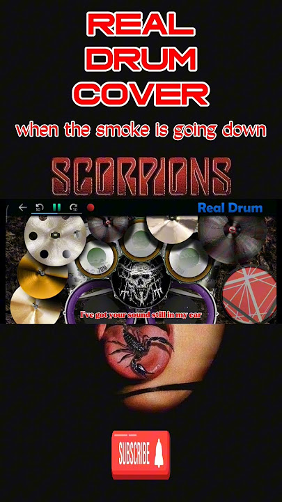 when the smoke is going down #realdrumcover #drumcover #cover #realdrummer #drums #scorpion