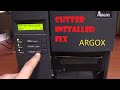 ARGOX X-2000V CUTTER İNSTALLED FİX