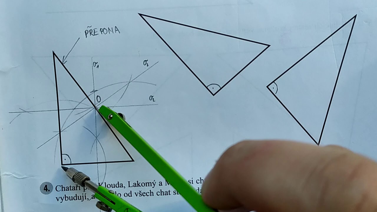 M6 - kružnice opsaná pravoúhlému trojúhelníku