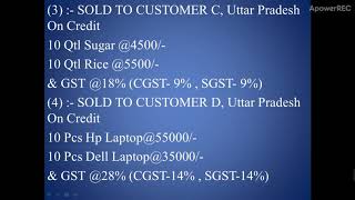 Tally ERP 9 Basic Class With Live Project Work GST Local Sales Transaction Part 6 Tally Course..