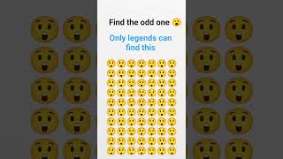 find odd one #only legends can find this #viralvideo